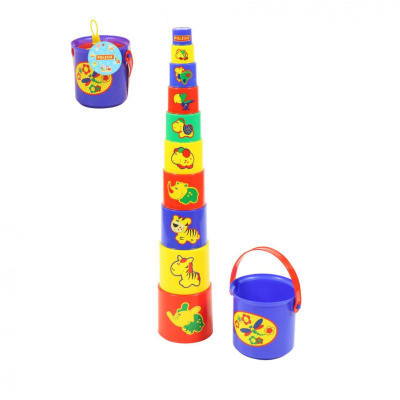 Занимательная пирамидка №3 Полесье 52599